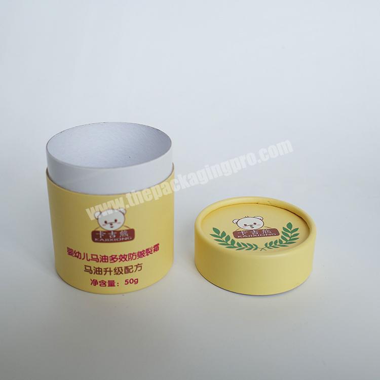 Custom Size Round Kraft Paper Candle Cylinder Packaging for Pencil Packaging Box