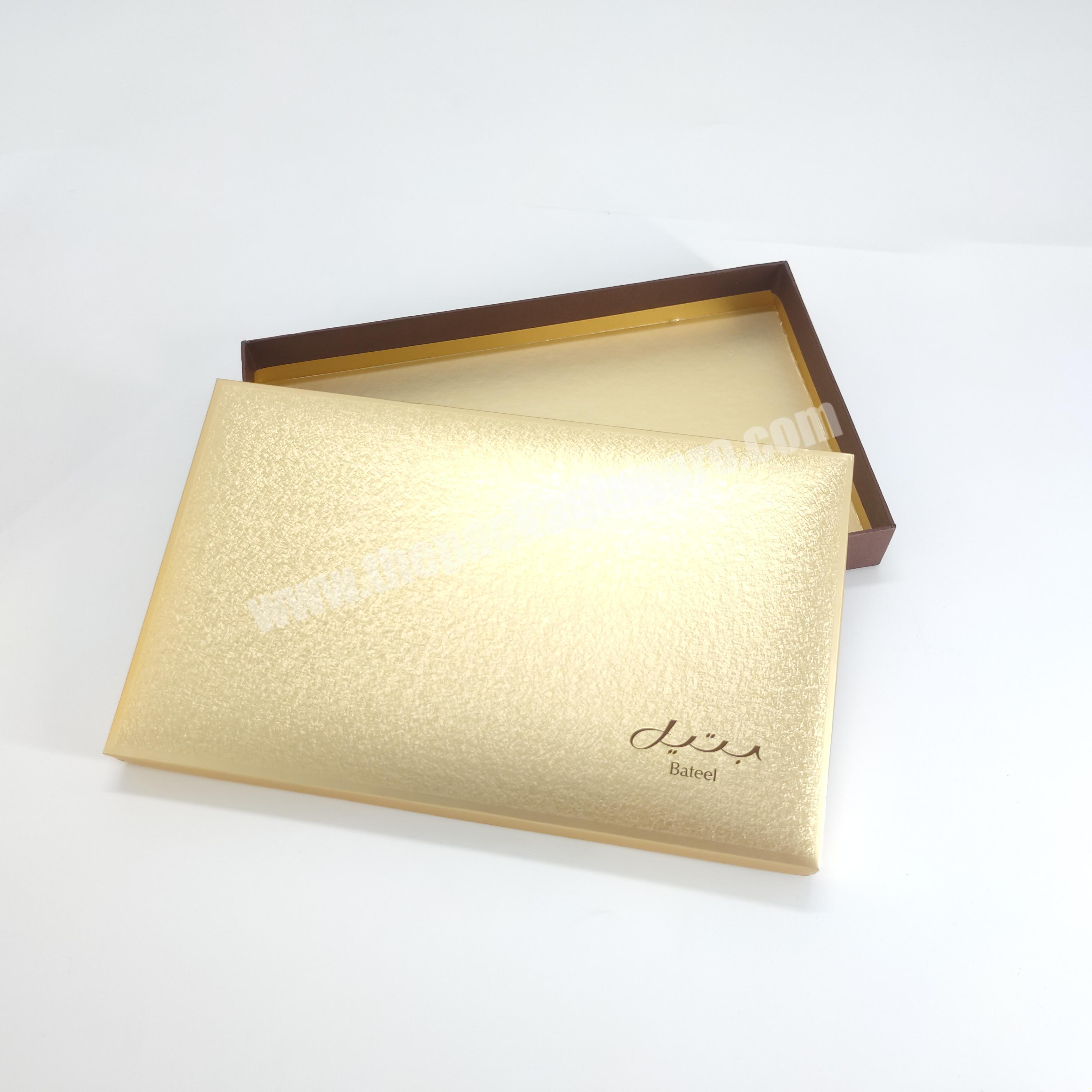 Custom golden paper Chocolate Box Luxury  Latest Product factory
