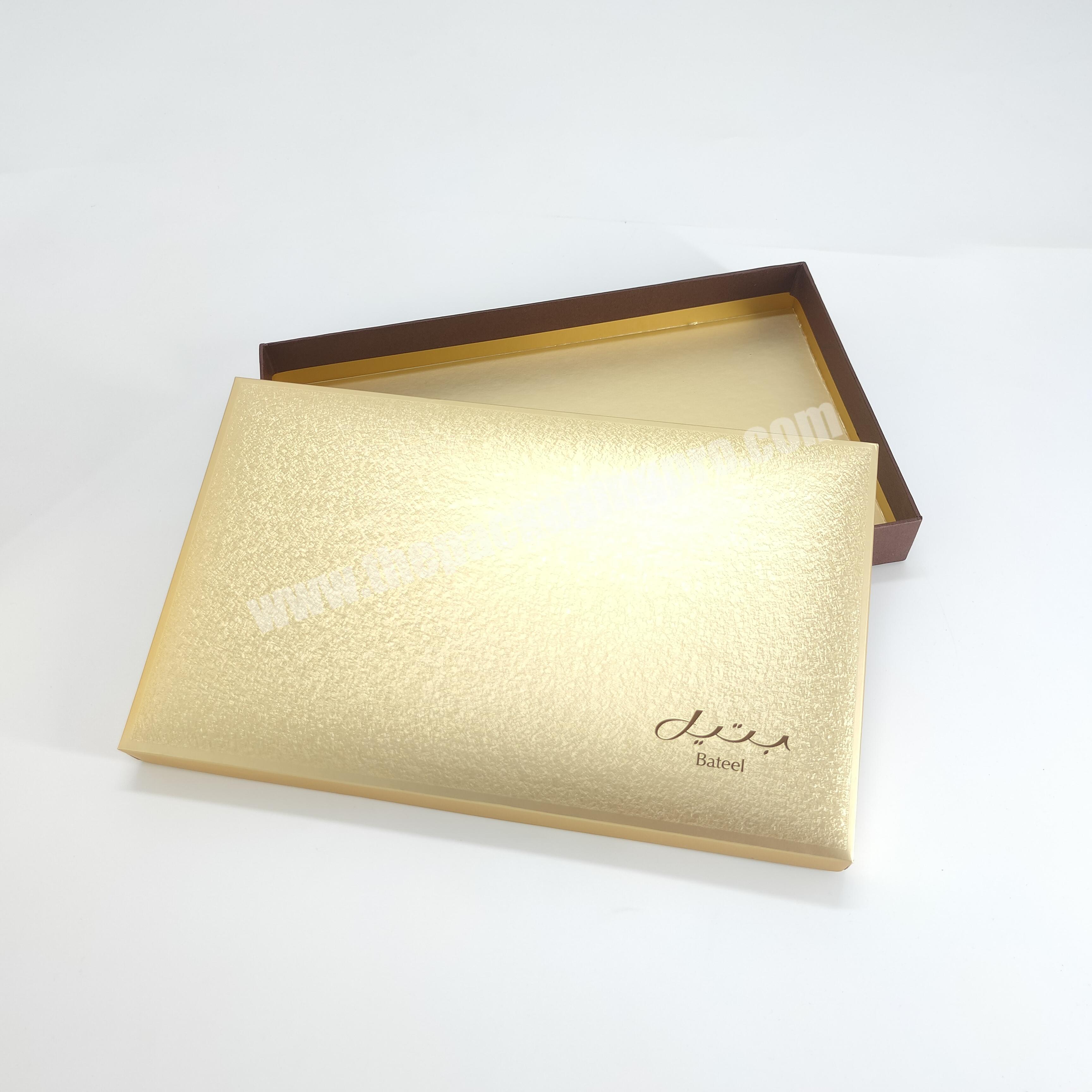 Custom golden paper Chocolate Box Luxury  Latest Product manufacturer