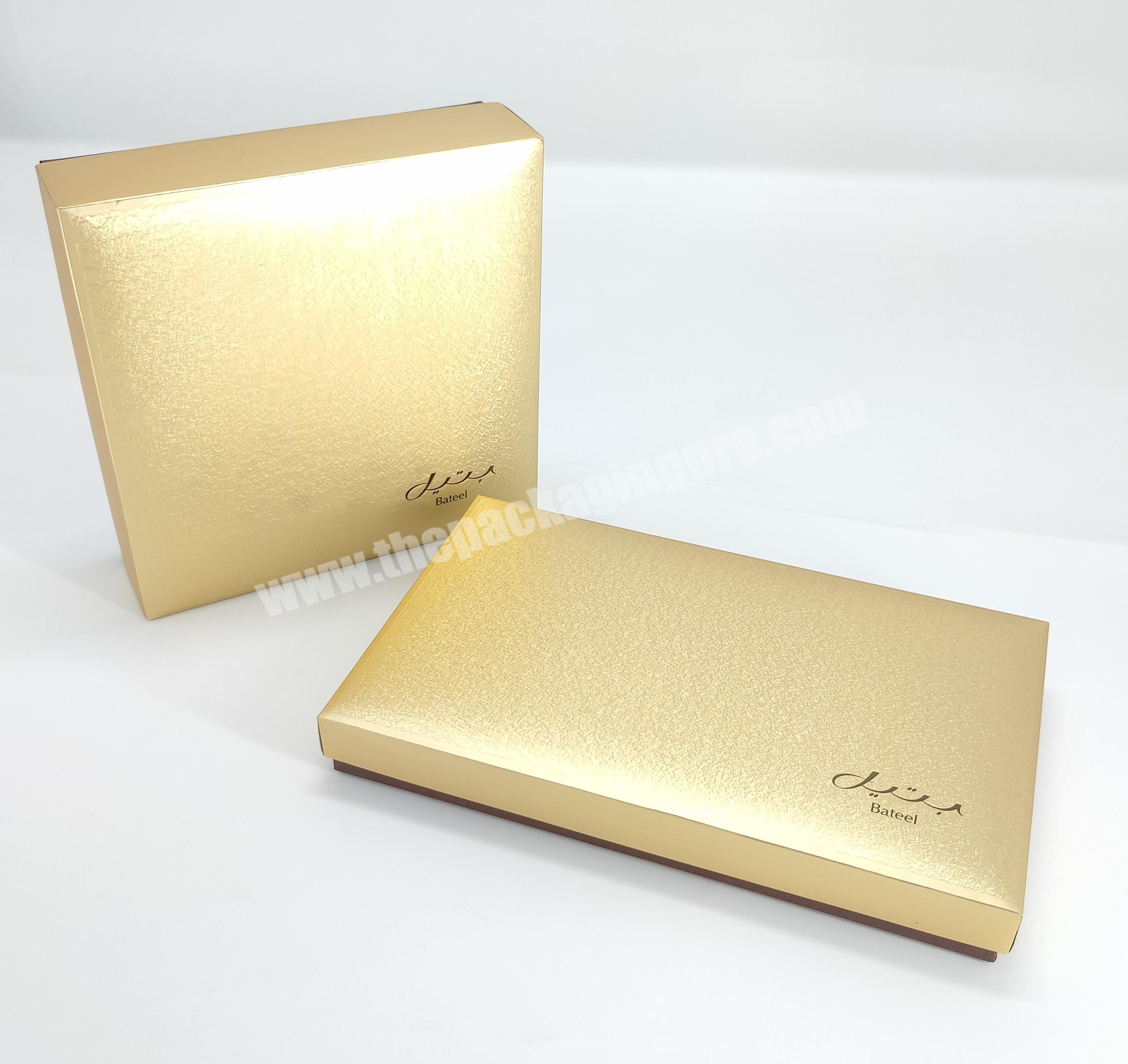 personalize Custom golden paper Chocolate Box Luxury  Latest Product