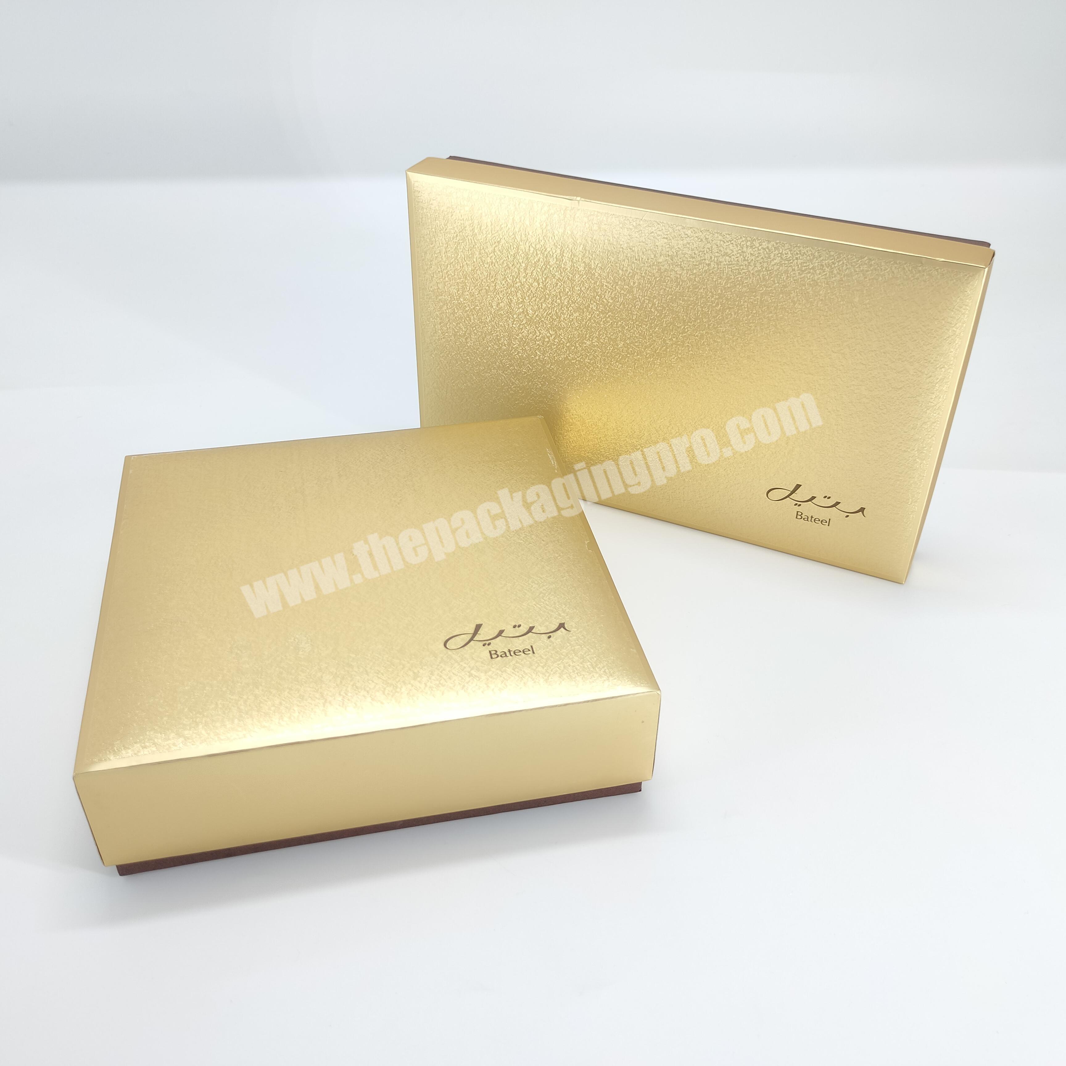 custom Custom golden paper Chocolate Box Luxury  Latest Product 