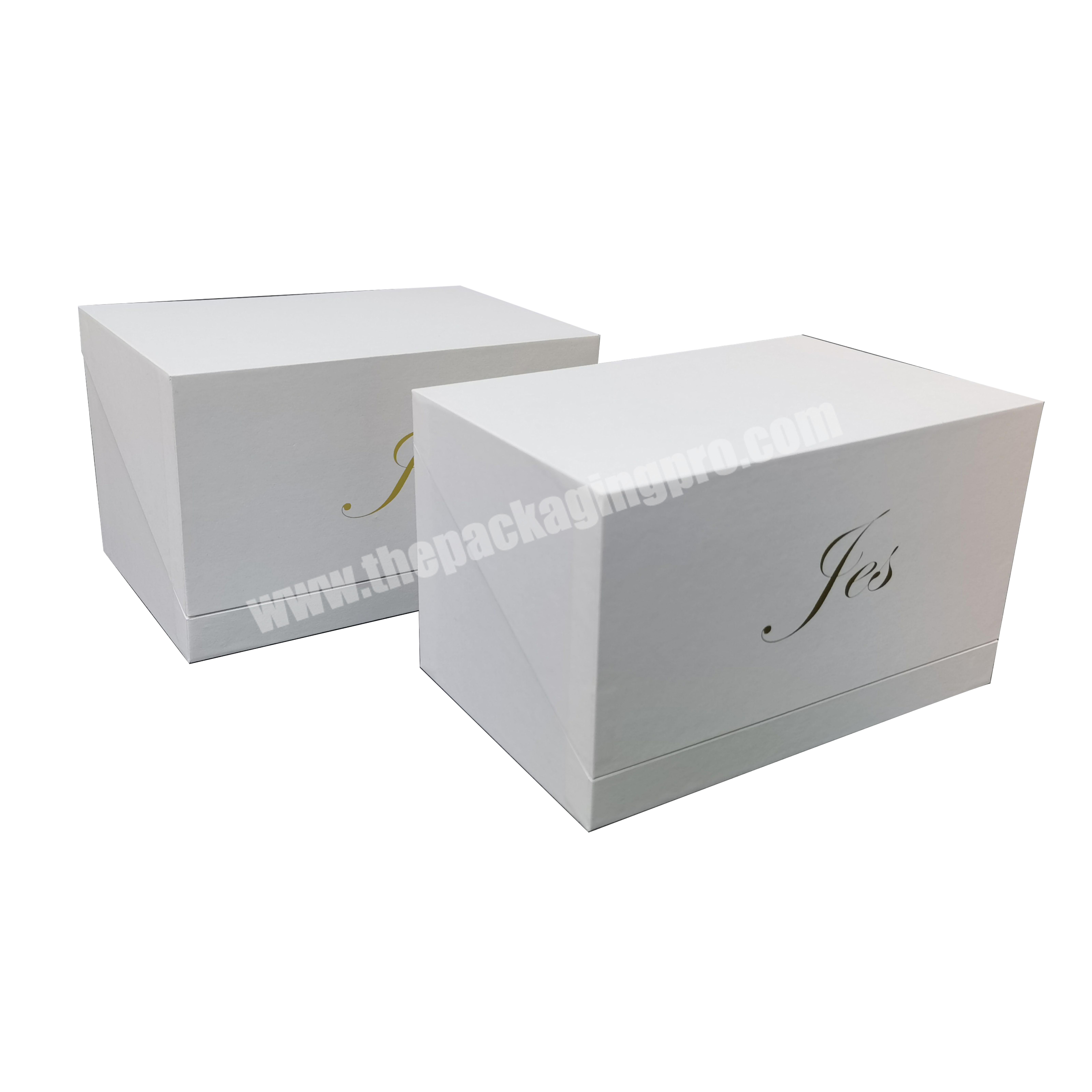 Custom high-end PERFUME gift box Empty box Shampoo clamshell with hand luxury cosmetic packaging box