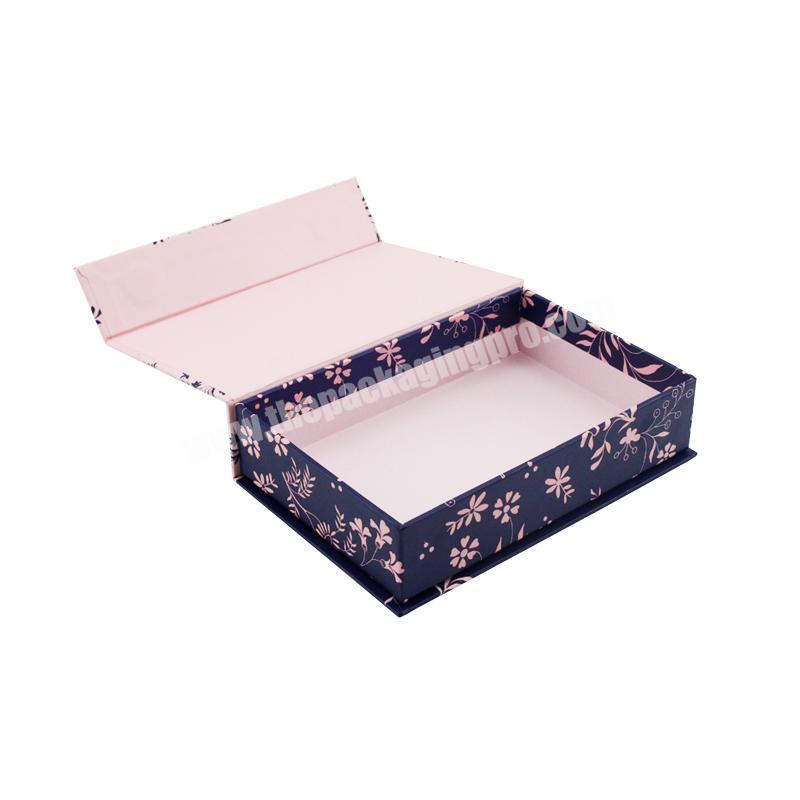 Custom packaging scarf gift box Shenzhen packing print with gloss lamination