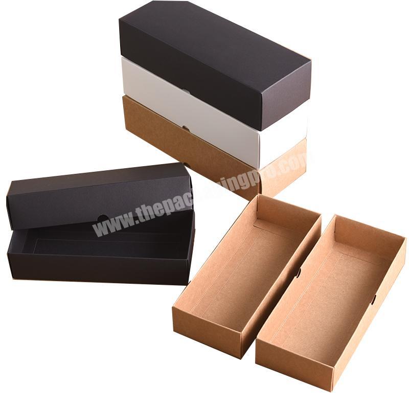 Custom printed kraft paper box sock packaging week sock box