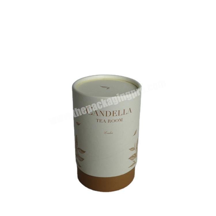 Eco Friendly Cardboard Paper Cylinder Packaging Box for Teaherbscoffee Packaging