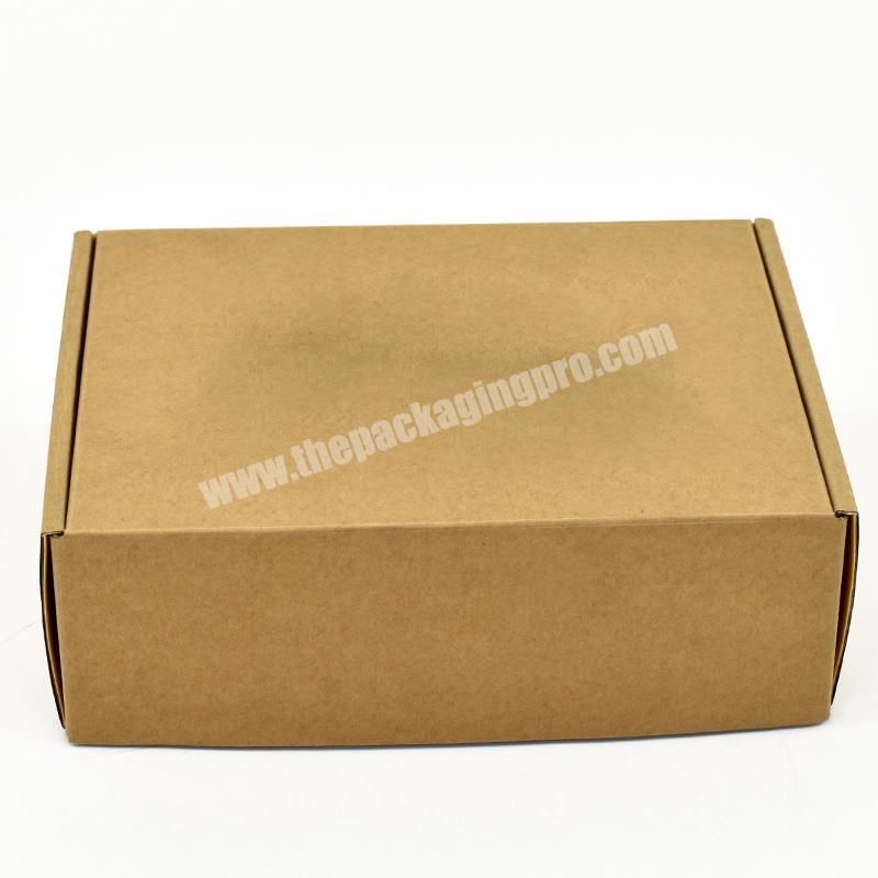 custom Eco Friendly Natural Kraft Card Double Side Printing Recyclable Box Packaging Corrugated Paper 