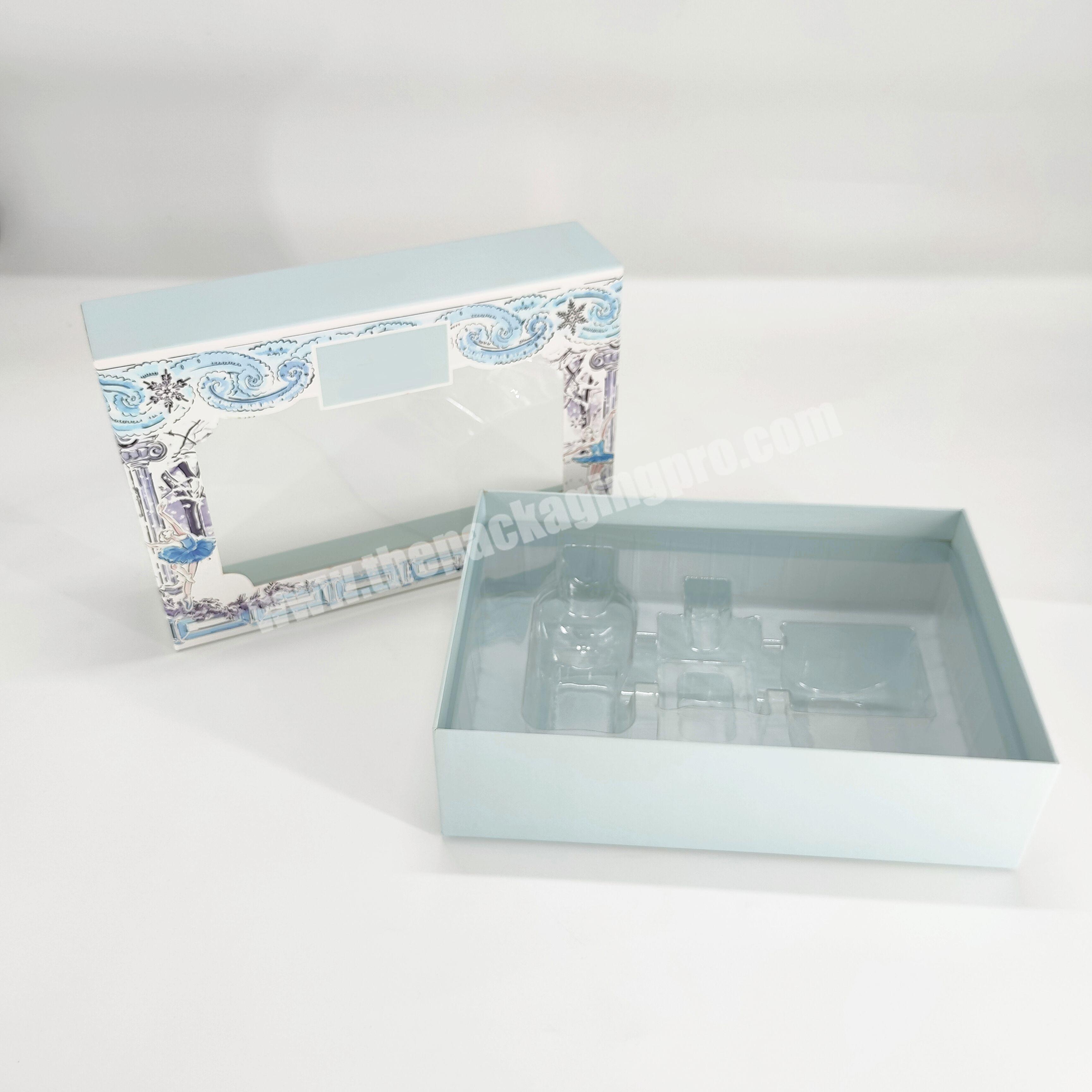 Factory direct high quality with lid template beautiful design paper box