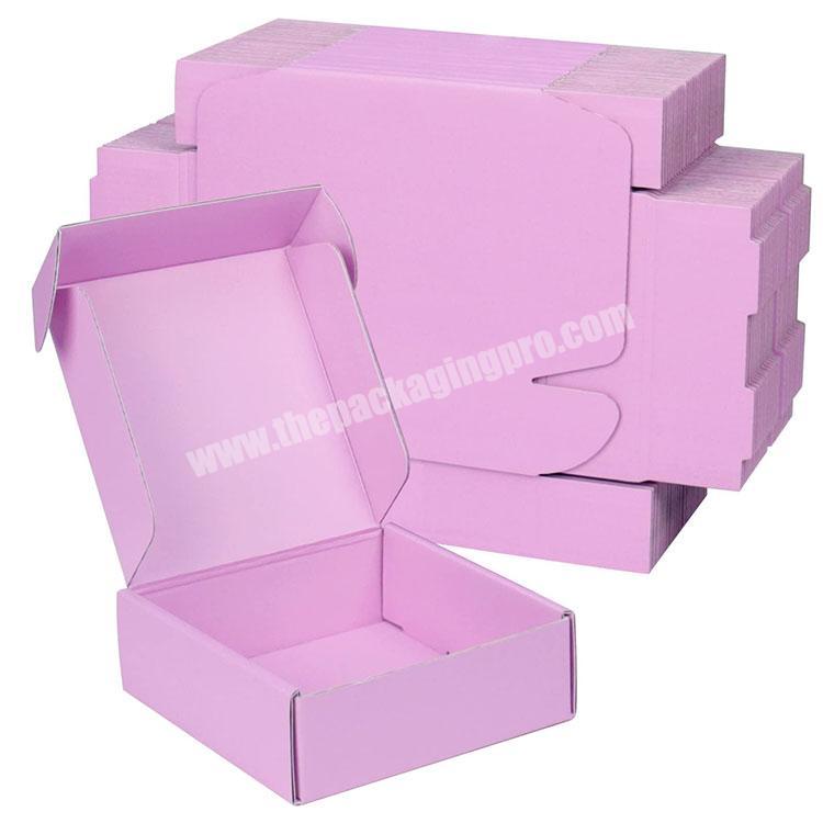 personalize Festival Party 3-layer paper Large Shipping Glass Carton Customized Size Printing Logo corrugated Purple Gift shipping box