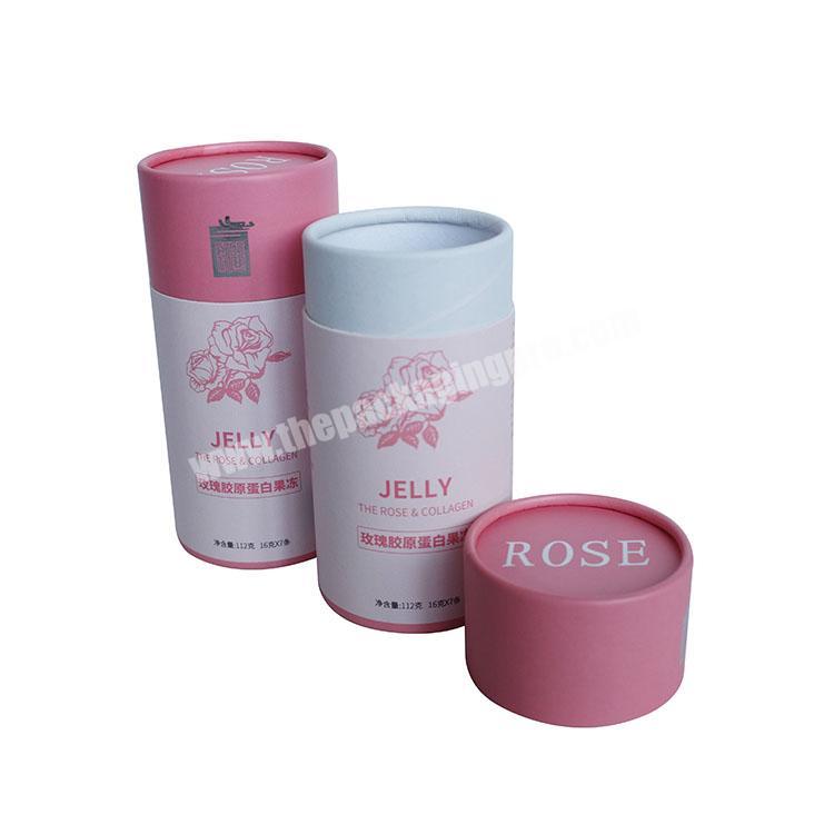 Food Grade Cold Water Adhesive Jelly Animal Glue Paper Tube Composite Can Cardboard Round Container with Custom Labeling