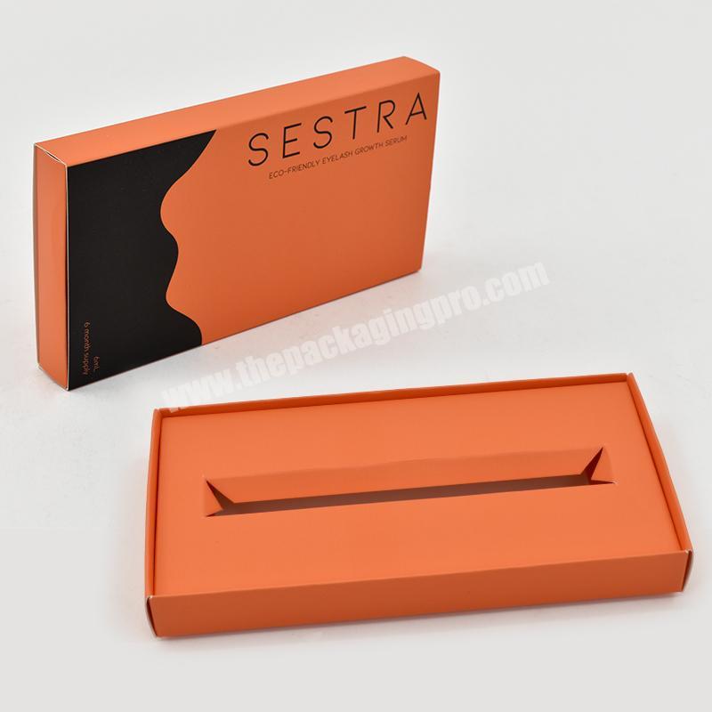 Full Colors Custom Design Eco Friendly Cosmetic Lip Gloss Lipstick Drawer Paper Packaging Box
