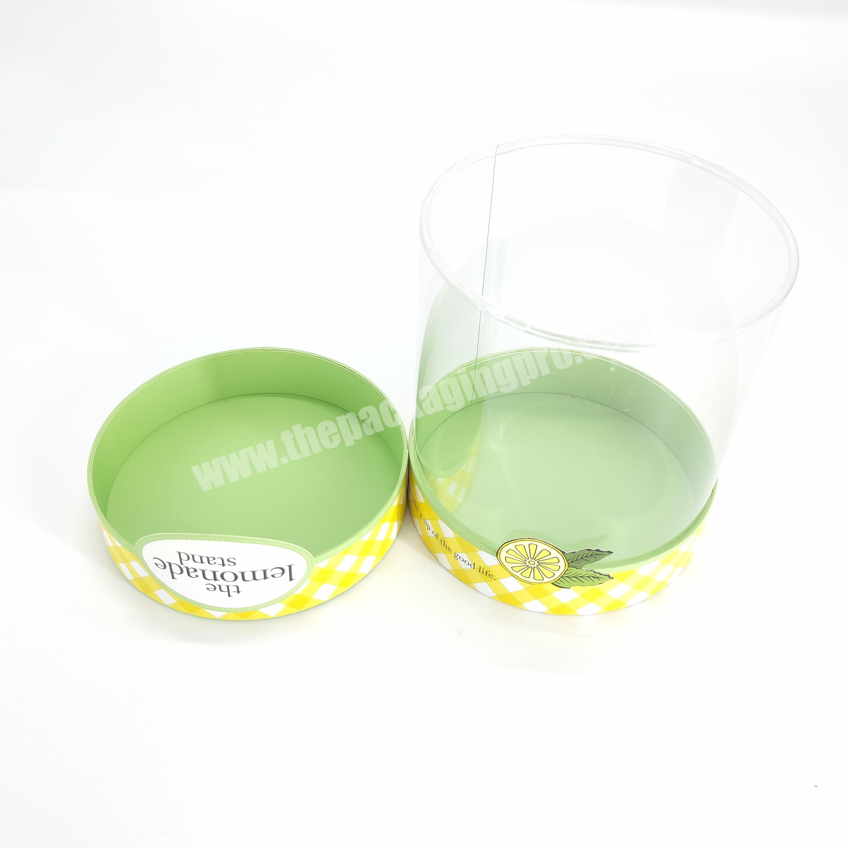 China factory seller transparent cake boxes with beautiful design