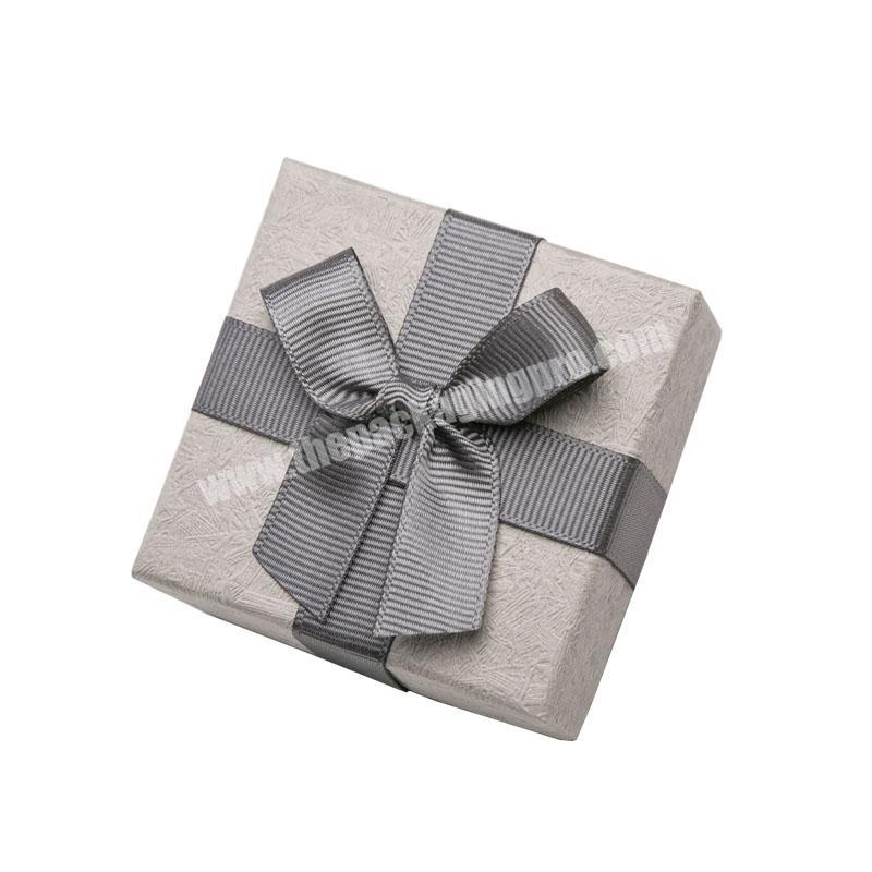 HOT SALE CUSTOMIZED SMALL GIFT PACKAGING BOX GIFT BOXES FOR JEWELRY PACKING WITH RIBBON
