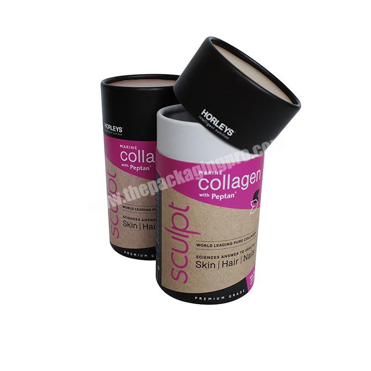 High Quality Eco Friendly Material Cylinder Kraft Paper Cardboard Round Tube Packaging with Foem Insert