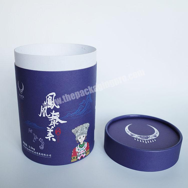 High Quality Round Paper Tube Packaging Cylindrical Paper Tube for Food
