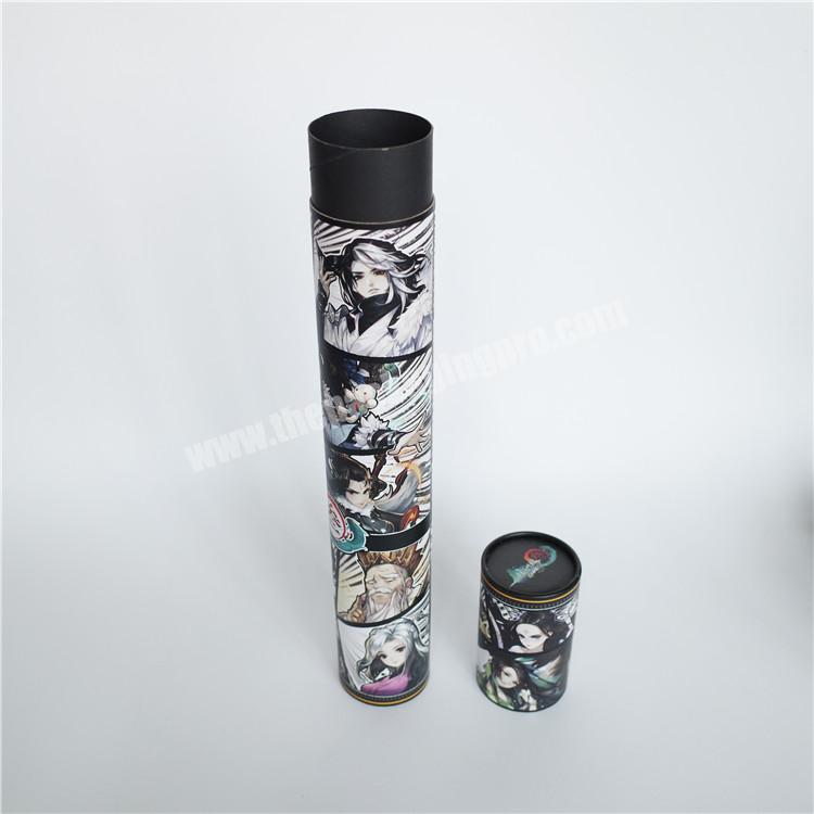 Manufacturer Printed Paper Tube 100% Recycled Custom Round Paper Tube Packaging With Lid