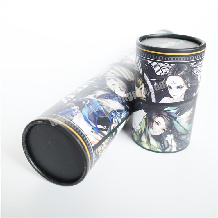 Manufacturer Printed Paper Tube 100% Recycled Custom Round Paper Tube Packaging With Lid