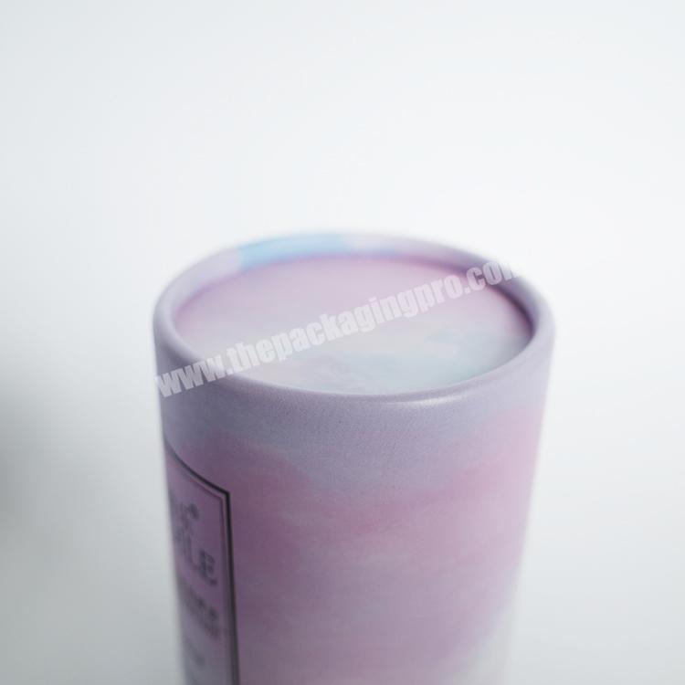 custom Recyclable Paper Tube Packaging Custom Cylinder Container Round Box Packaging 