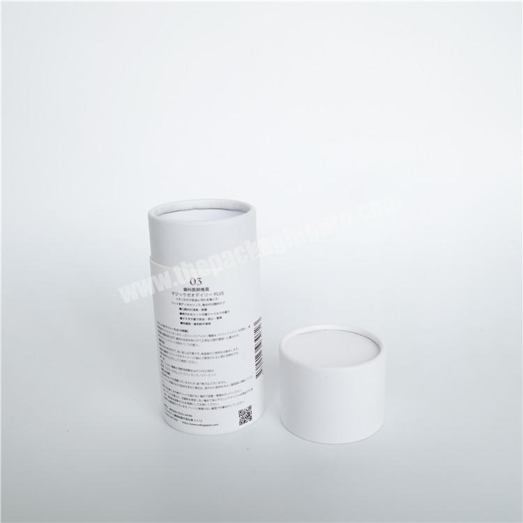 Top Selling Food Grade White Paper Packaging Tubes for Promotion Price