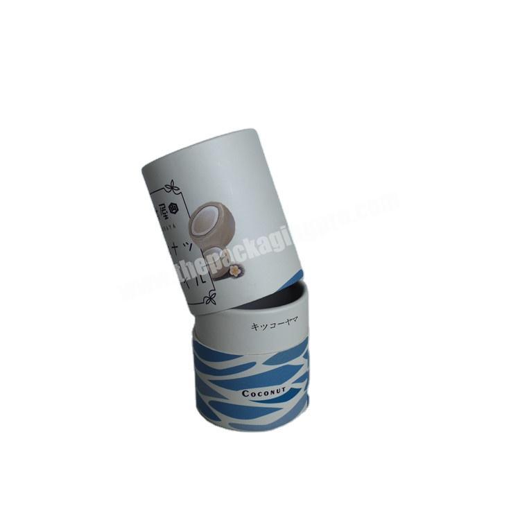 Wholesale Custom Logo Biodegradable Packing Tube Round Gift Box with Lid