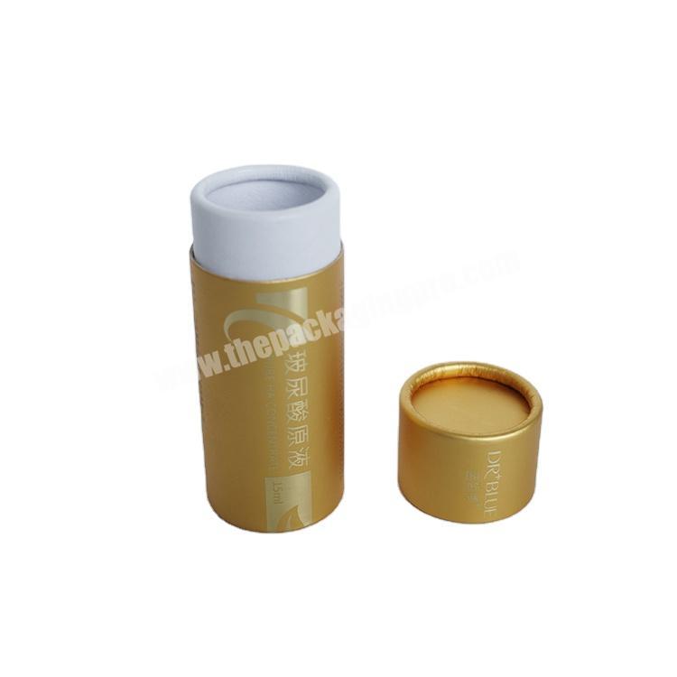 Wholesale Custom Logo Eco-friendly Cosmetic Packaging Kraft Paper Tube Exquisite Gift Paper Tube with Free Sample factory