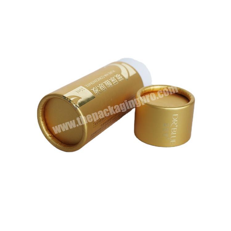 Wholesale Custom Logo Eco-friendly Cosmetic Packaging Kraft Paper Tube Exquisite Gift Paper Tube with Free Sample