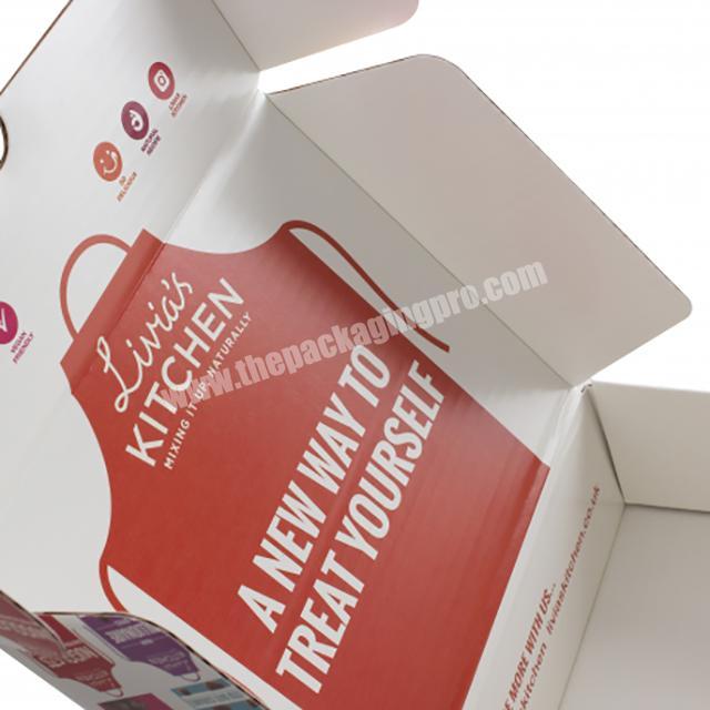 Wholesale Foldable Flip Top Apparel Packing Box Custom Logo Corrugated Paper Clothing Shipping Box Printing