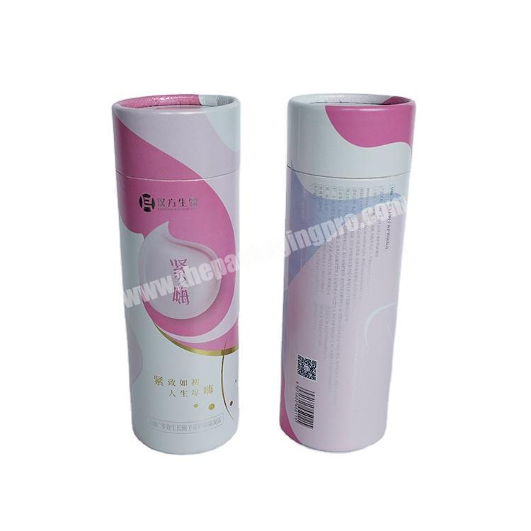 Wholesale Kraft Round Cylinder Packaging Recycled Paper Tube with Custom Brand