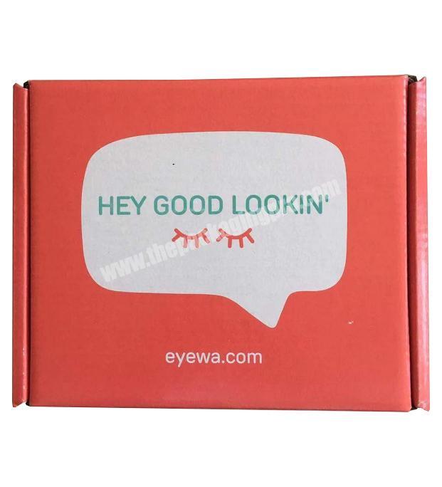 Wholesale custom  Corrugated Packaging Box Foldable Clamshell Gift Box
