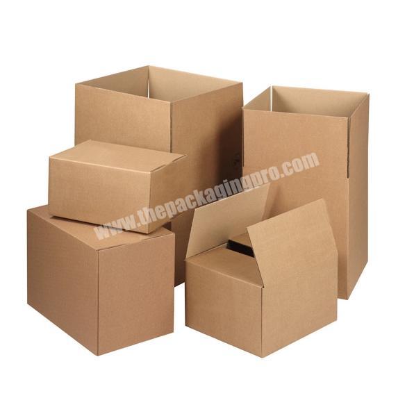 Wholesale custom folded rigid cardboard corrugated paper package boxes