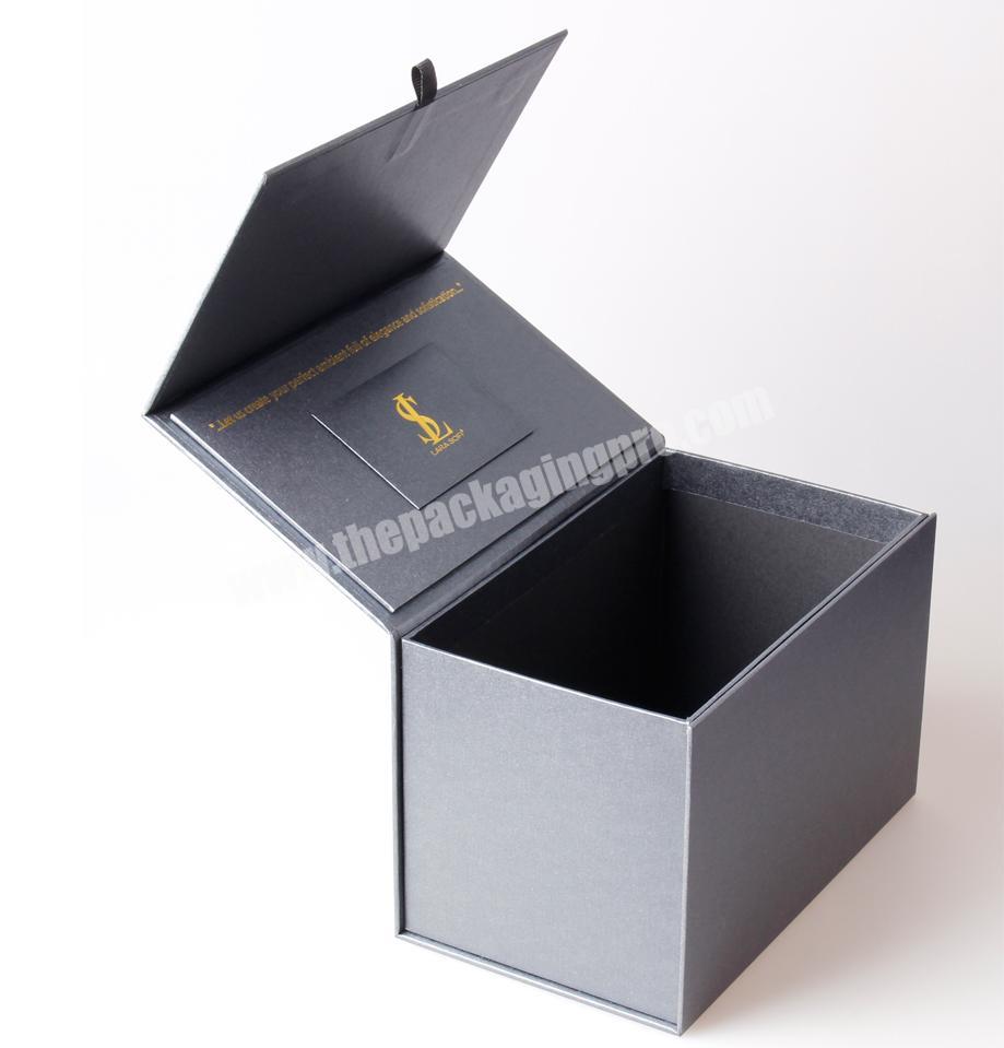 custom Logo gold hot stamping electronic clothing T shirt gift cardboard packaging paper box