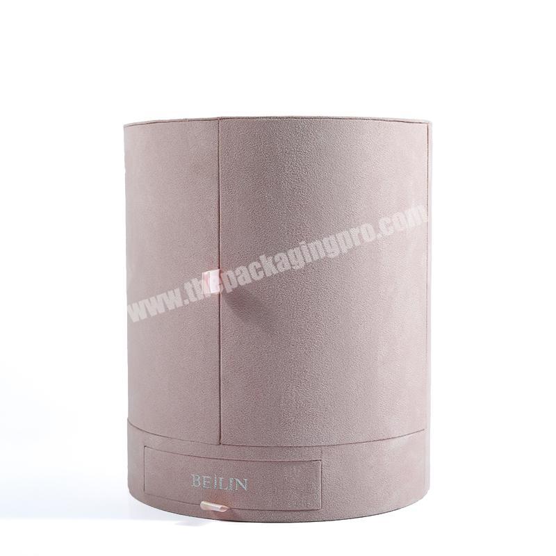 New Design Hot Sale Hard Paper Cylinder Gift Box Can Store Cosmetics and Skin Care Products