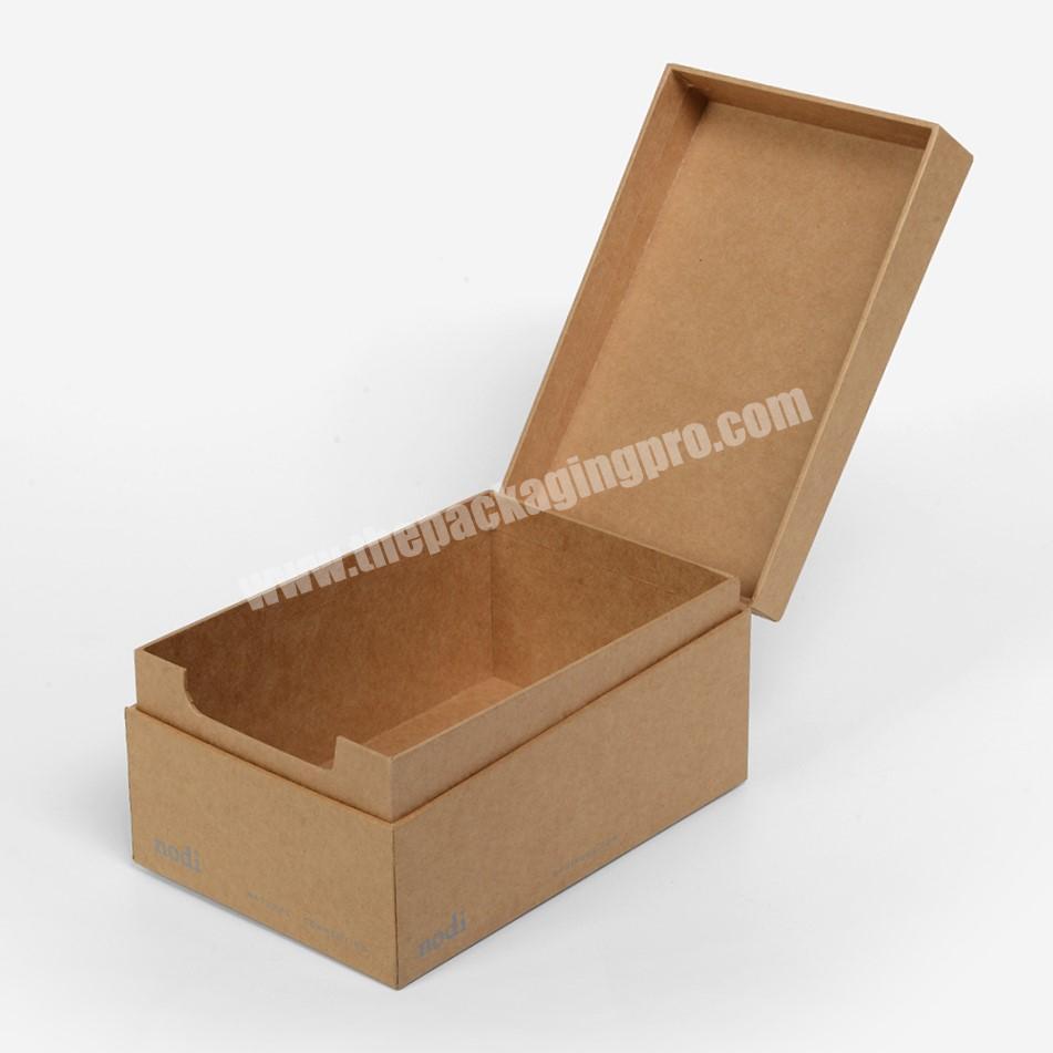 Biodegradable Packaging Recycled Material Storage Kraft Paper Flip Packaging Box
