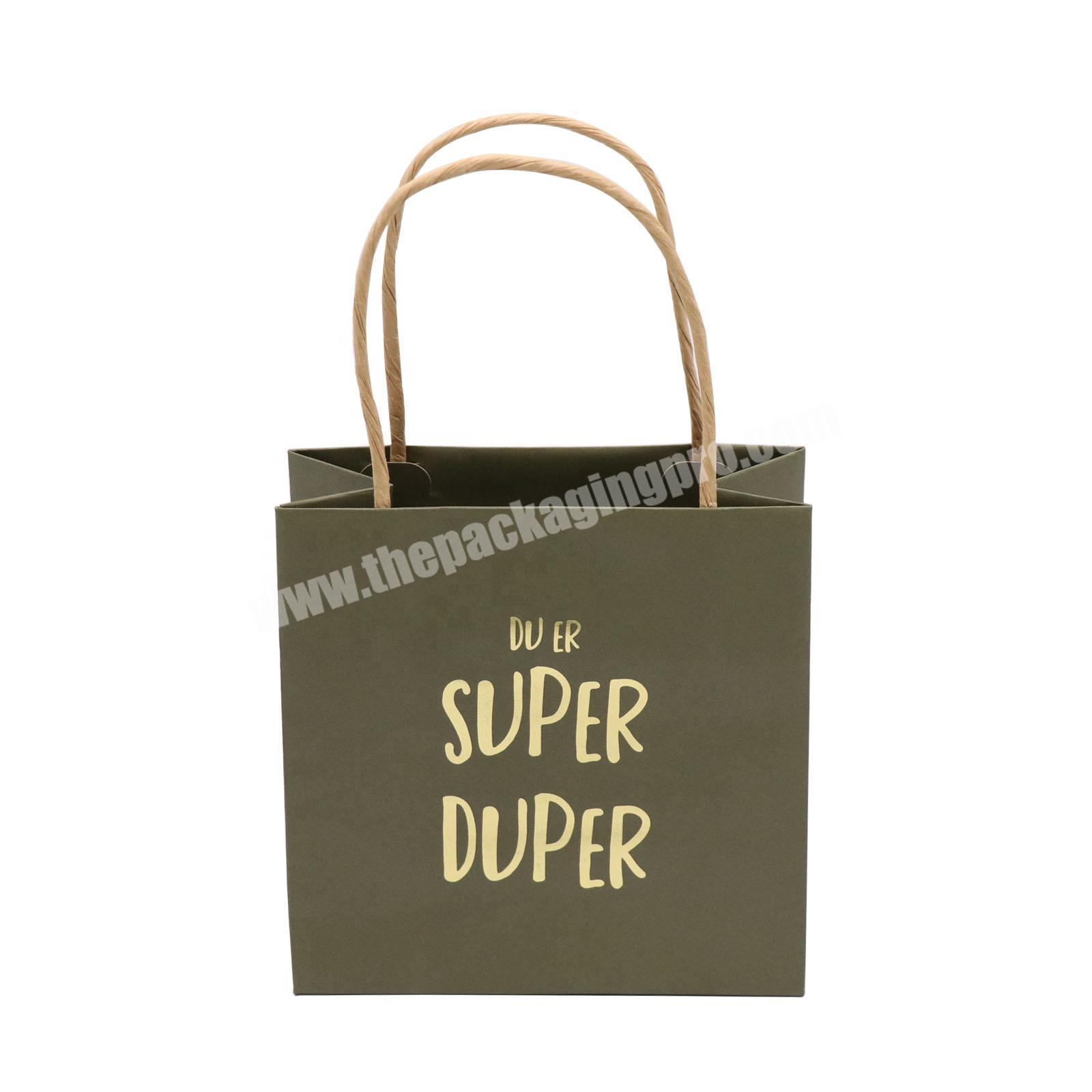 Personalized Wedding Reception Bags - Kraft Paper Bags