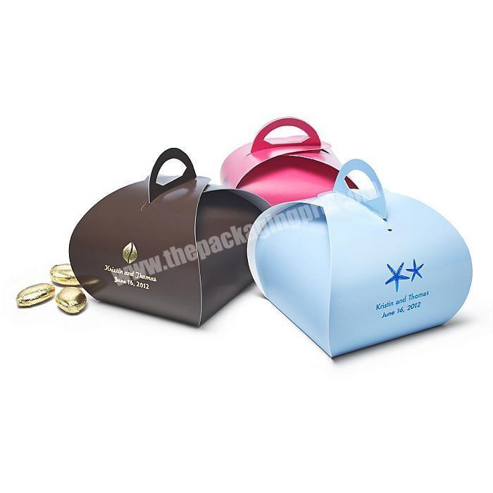 China Factory High Quality Printable Custom Tulip Boxes with handle