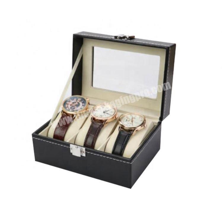 Classical  Luxury Custom Logo Watch Packaging Gift box watch storage box