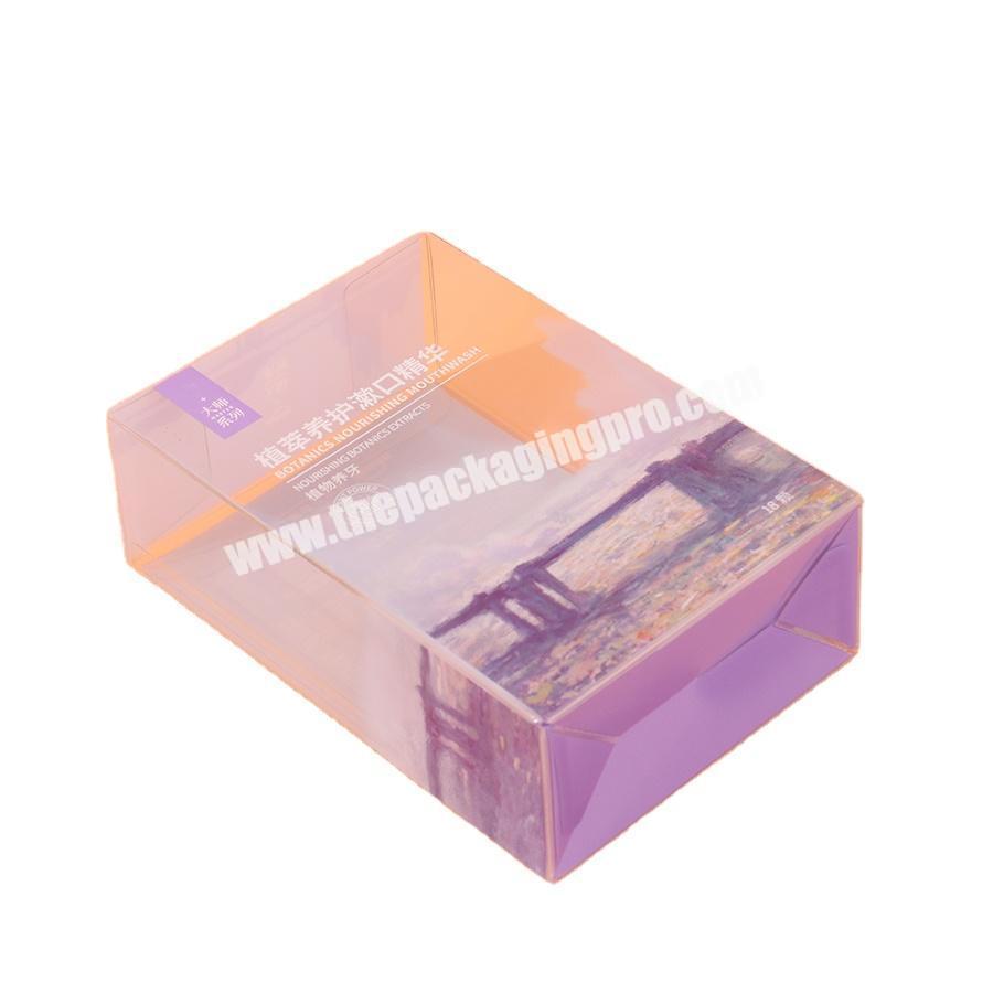 Cosmetics small PP PET plastic perfume luxury packaging packing box
