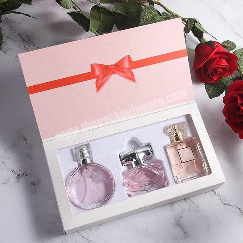 Creative design cardboard paper perfume bottle skincare packaging gift box empty essential oil parfum gift perfume box