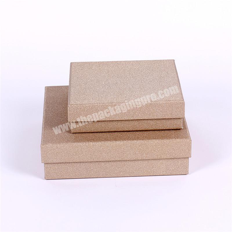 Creative small product packaging paper box small carton glitter box