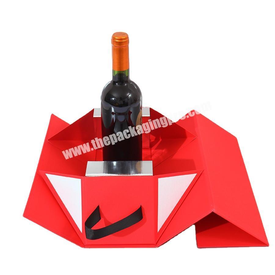 Custom 7 color luxury quality design thickness measurement Packaging wine cardboard box