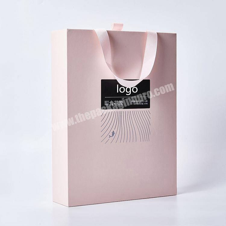 Custom BioDegradable Recyclable Kraft Corrugated Wine Shoes Clothing Paper Bag For Packaging With Printed Logo factory