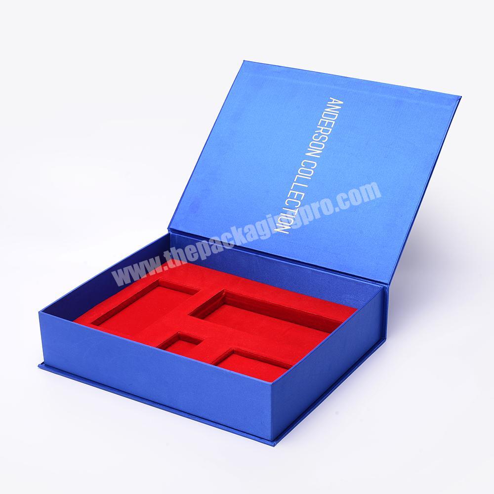 Custom Fashion Luxury Magnetic Paperboard Book Shape Gift Cosmetics Crown Packaging Box