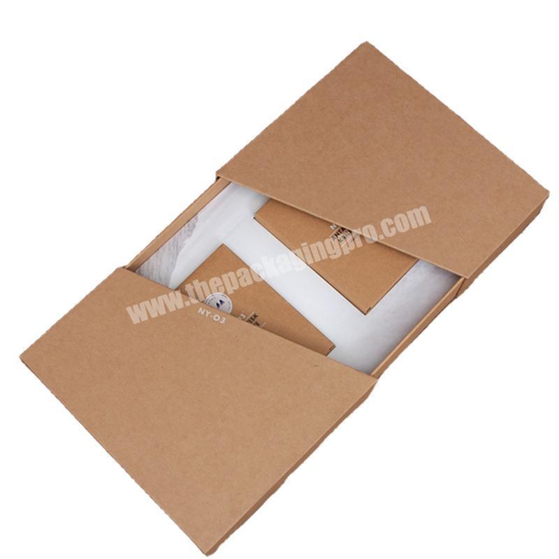 Custom High-end Special Design Kraft Paper Box Belts Packaging Box Business Gift Box For Men's Wallet Ties Package