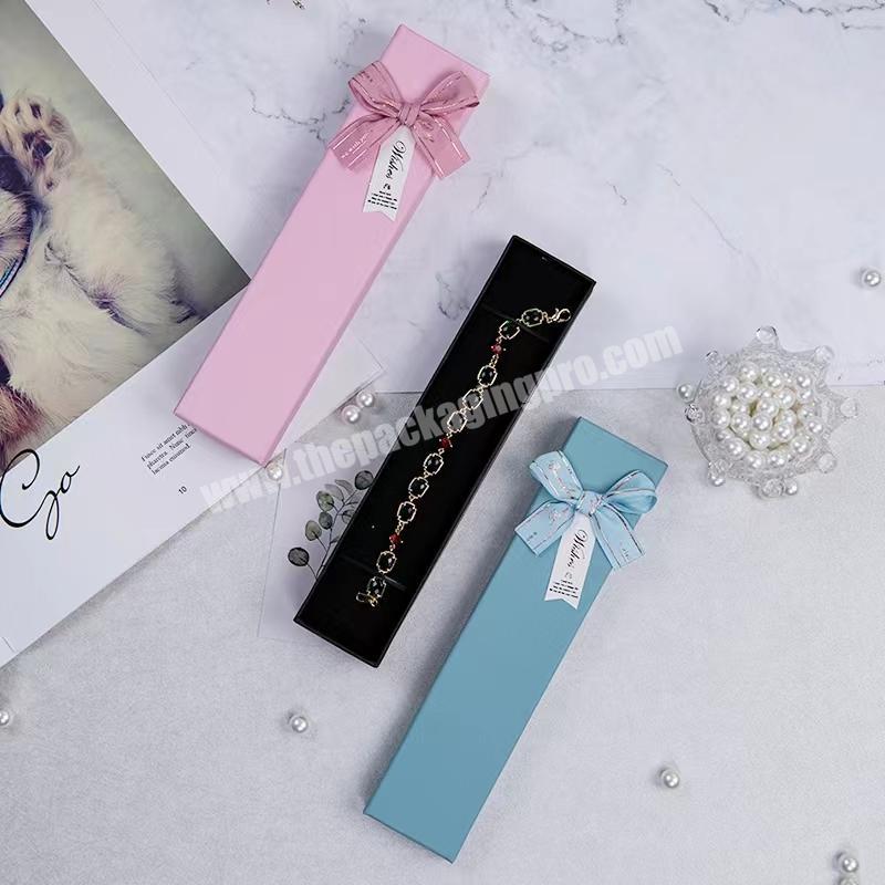 Custom LOGO Paper Box for Jewelry Necklace Packaging