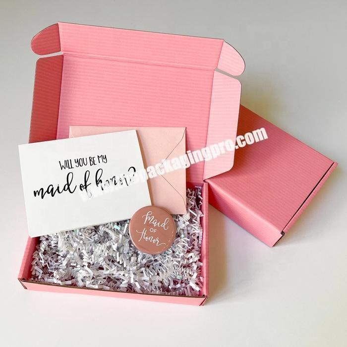 Gift box ready to ship pink shipping hat-shipping-box 10x6x4 bike 9x6x4 drawer box