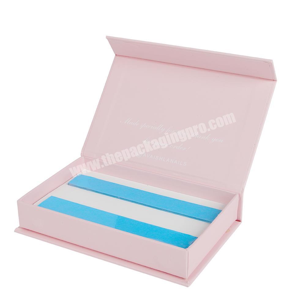 Custom Logo Jewelry Skincare Pink Paper Small Valentines Day Gift Box With Lid