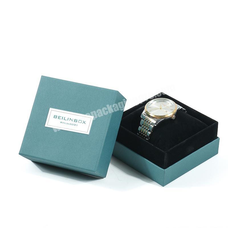 Custom Logo Luxury Paper Strap Packaging Support OEM Watch Gift Box