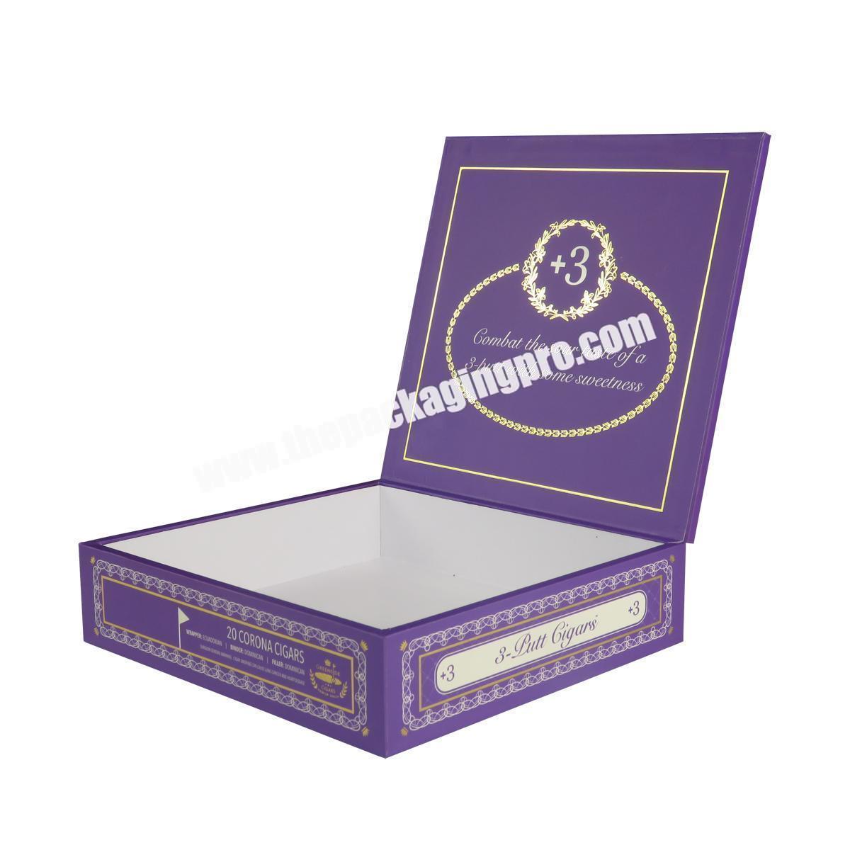 wholesale customized design cigar humidor case boite box small packaging unfinished wood cigars boxes