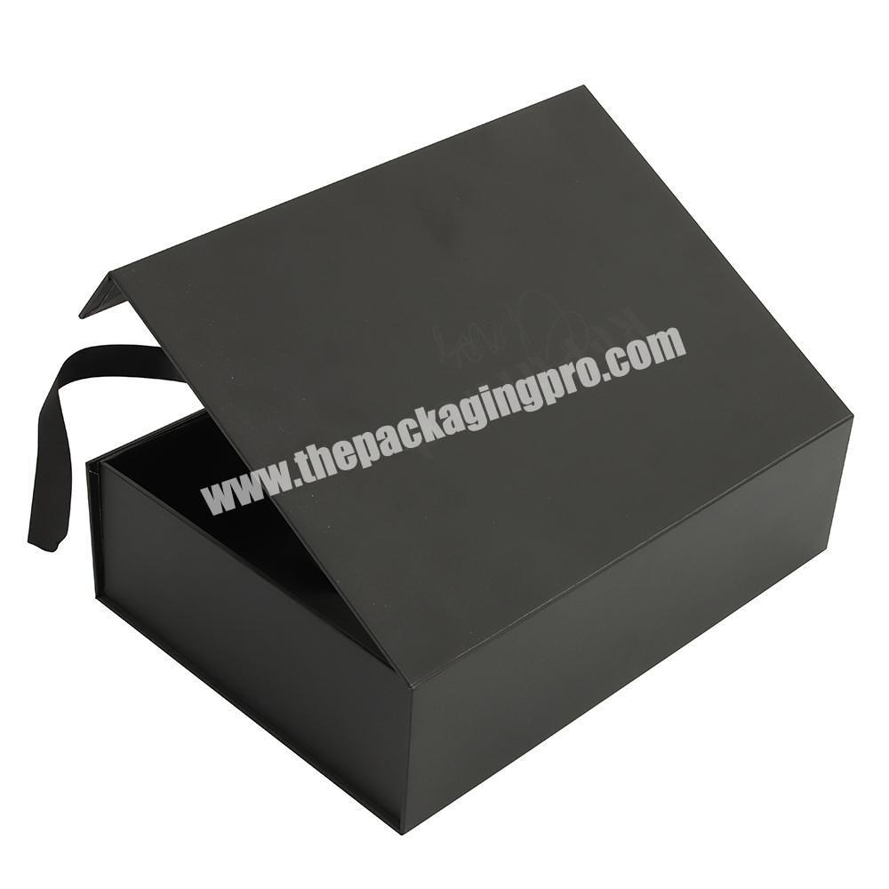Custom Luxury Large Magnet Big Gift Box Magnetic Paper Closure Foldable Packaging Folding Gift Box