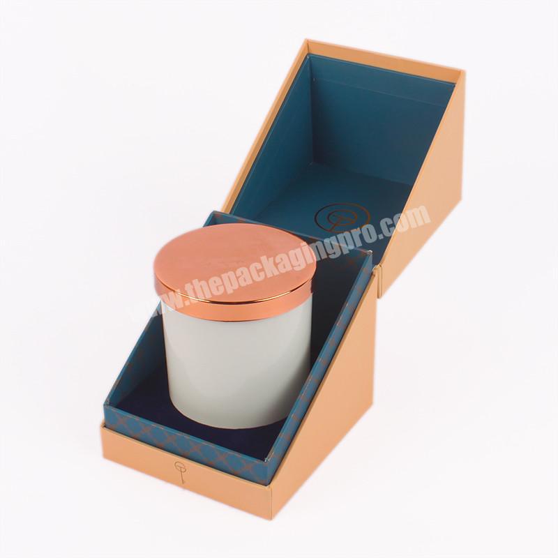 Custom Luxury Magnetic Cardboard Gift Box For Candle Packaging