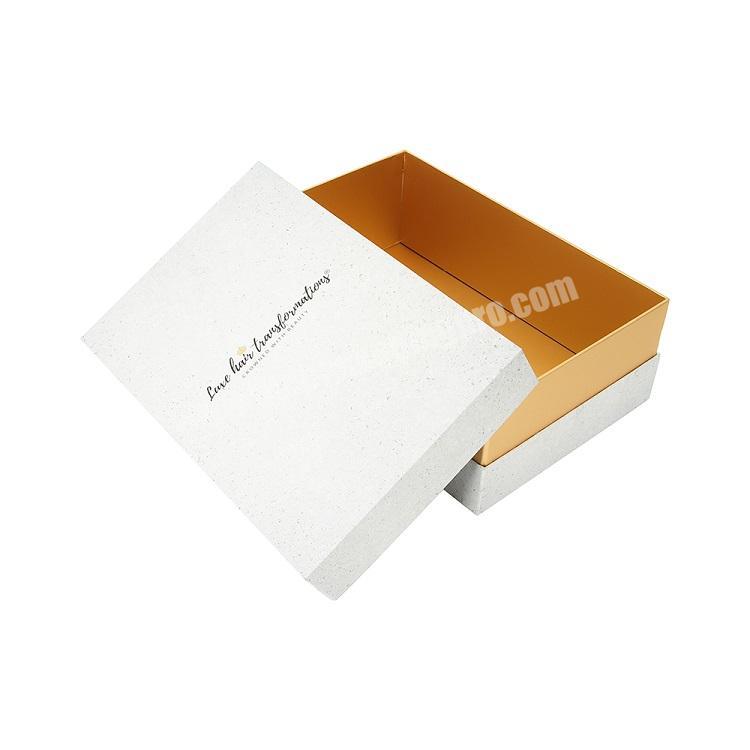 Custom Luxury Rigid Black Paper Cardboard Magnetic Closure Flip Top Gift Box